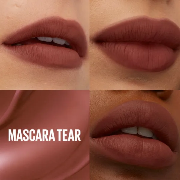 MAYBELLINE NEW YORK SuperStay Teddy Tint dlhotrvajúci rúž s matným efektom odtieň 20 Mascara Tear 5 ml