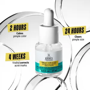 Kiehl's Dermatologist Solutions Truly Targeted Blemish-Clearing Solution sérum na aknóznu pleť pre ženy 15 ml
