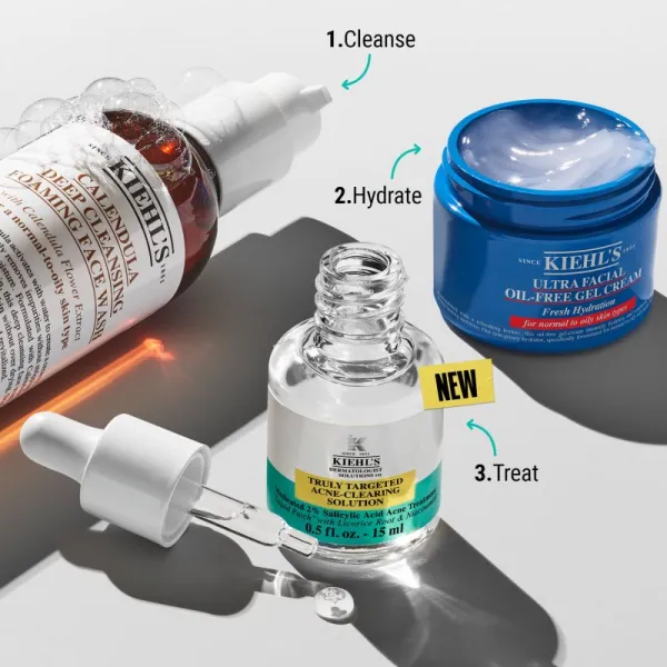 Kiehl's Dermatologist Solutions Truly Targeted Blemish-Clearing Solution sérum na aknóznu pleť pre ženy 15 ml