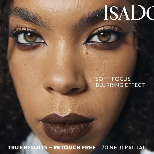 IsaDora The No Compromise Matte Longwear Powder kompaktný púder pre matný vzhľad odtieň 70 Neutral Tan 8 g