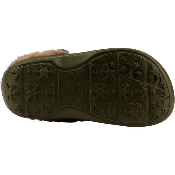 Coqui HUSKY KIDS Detské zateplené clogsy, khaki, veľkosť