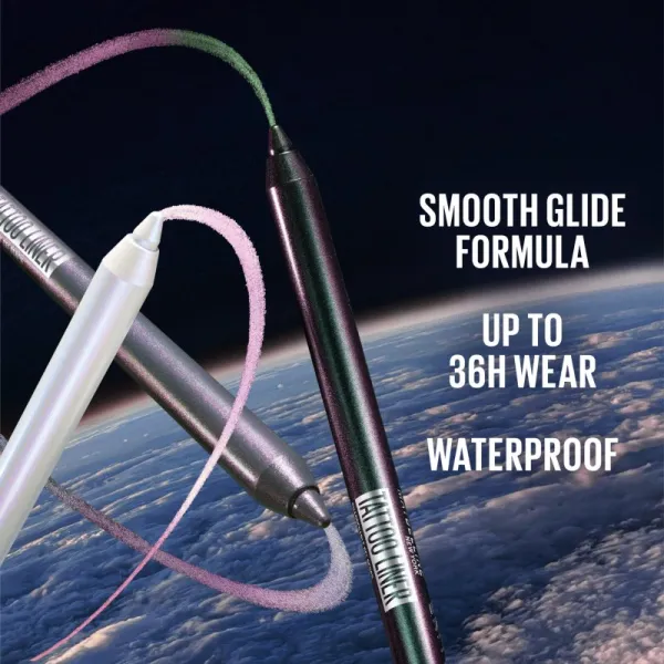 MAYBELLINE NEW YORK Tattoo Liner Gel Pencil gélová ceruzka na oči odtieň 822 Space Graphite 1.3 g