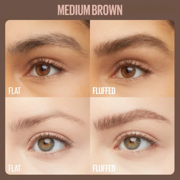 MAYBELLINE NEW YORK Super Fluff Mousse gél na obočie odtieň 257 Medium Brown 5 ml