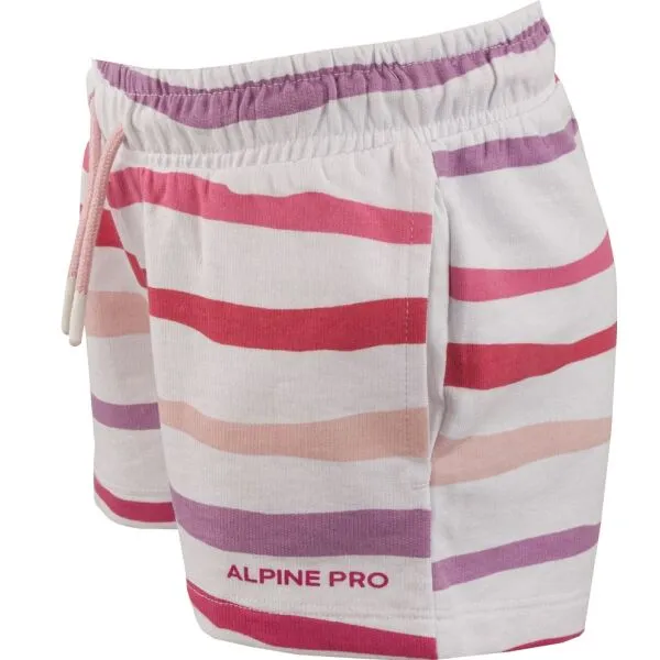 ALPINE PRO LOBFO Detské nohavice, biela, veľkosť