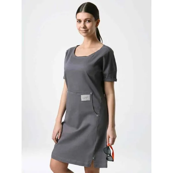 Women's dress LOAP DEBIE Grey
