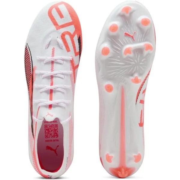 Puma ULTRA 5 PRO FG/AG Pánske kopačky, biela, veľkosť 45