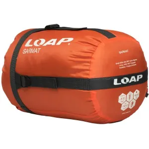 LOAP SARMAT Spací vak, oranžová, veľkosť 220 cm - ľavy zips