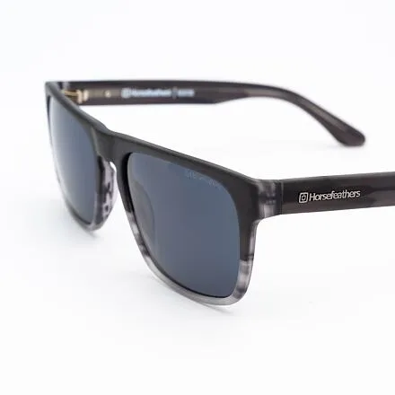 HORSEFEATHERS Slnečné okuliare Keaton - matt black turtle/gray BLACK