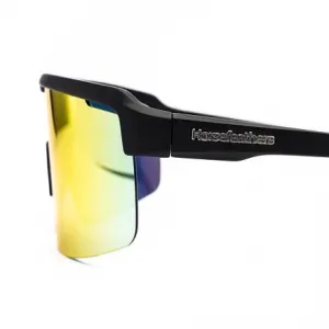 HORSEFEATHERS Cyklistické okuliare Scorpio - matt black/mirror red BLACK