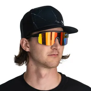 HORSEFEATHERS Cyklistické okuliare Scorpio - matt black/mirror red BLACK
