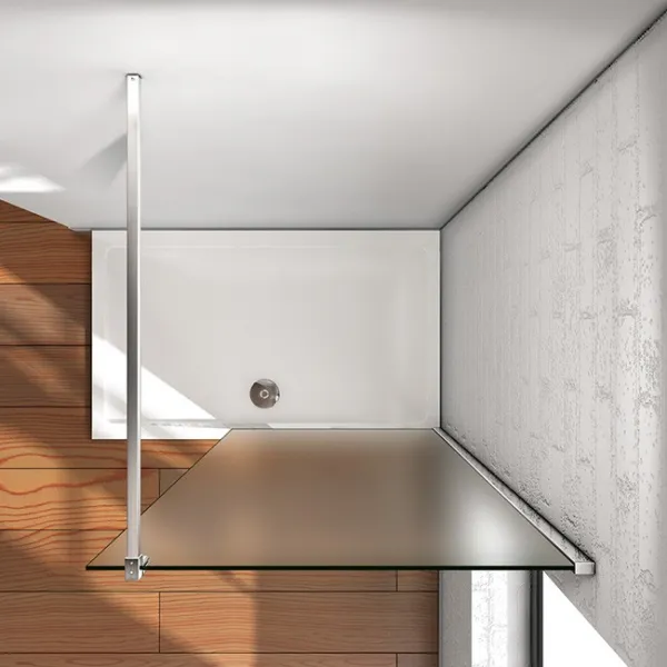 H K - MELODY W1 100 Sprchová zástena Walk-in Frost MELODYW1100Frost
