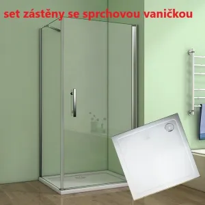 H K - Sprchovací kút MELODY D1 70x70 s jednokrídlovými dverami vrátane sprchovej vaničky z liateho mramoru SE-MELODYA170/THOR-70SQ