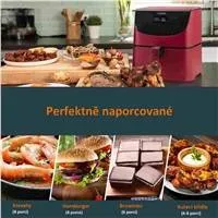 Cosori CP158-AF PREMIUM –  5.5L  horkovzdušná fritéza + 5x špíz a gril. rošt, red