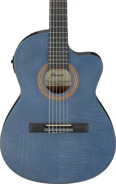 Ibanez GA5FMTCE-OB Berry Blue Klasická gitara s elektronikou