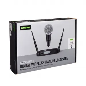 Shure GLXD24+E/SM58-Z4 Bezdrôtový set 2,4 GHz-5,8 GHz