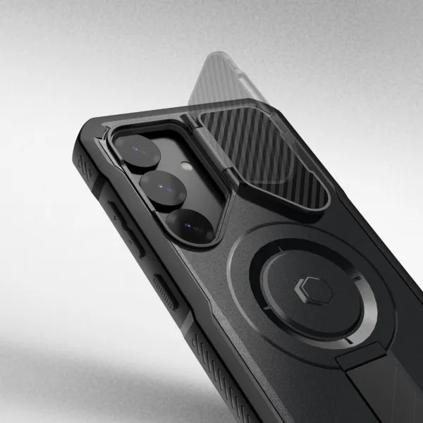 Tech-Protect Kevlar MagSafe kryt na Samsung Galaxy S25 Plus, čierny