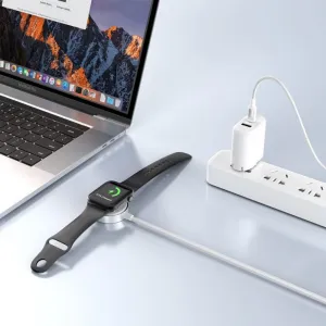 Tech-Protect UltraBoost MC02 Magnetický nabíjací kábel pre Apple Watch - USB-C 1 m, biely
