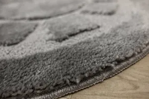 Kúpeľňový koberček Ocean sivý kruh