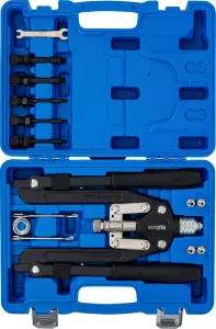 BGS Technics Profesionálna sada nitovacích klieští s dlhým ramenom | 3,2 - 6,4 mm BGS405