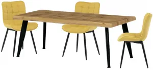 AUTRONIC jedálenská stolička HC-462 YEL2 žltá