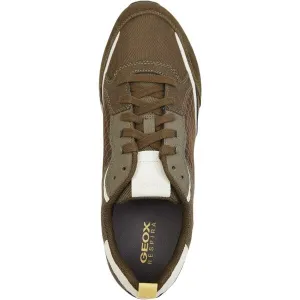Khaki men's sneakers Geox Partenio - Men's