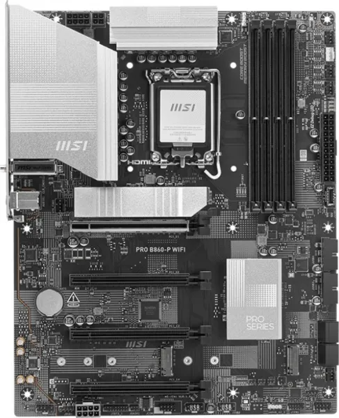 MSI MB Sc LGA1851 PRO B860-P WIFI, Intel B860, 4xDDR, WiFi, 1xThunderbolt, 1xHDMI, 1xDP, ATX