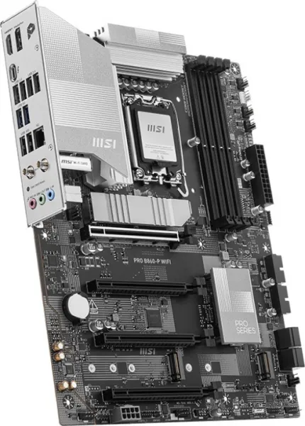 MSI MB Sc LGA1851 PRO B860-P WIFI, Intel B860, 4xDDR, WiFi, 1xThunderbolt, 1xHDMI, 1xDP, ATX