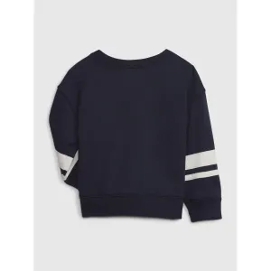 GAP VARSITY Detská mikina, tmavo modrá, veľkosť