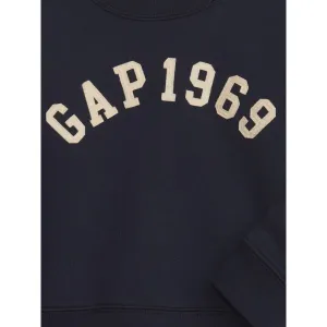 GAP VARSITY Detská mikina, tmavo modrá, veľkosť