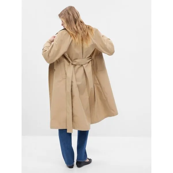 GAP ICON TRENCH Dámska bunda, béžová, veľkosť