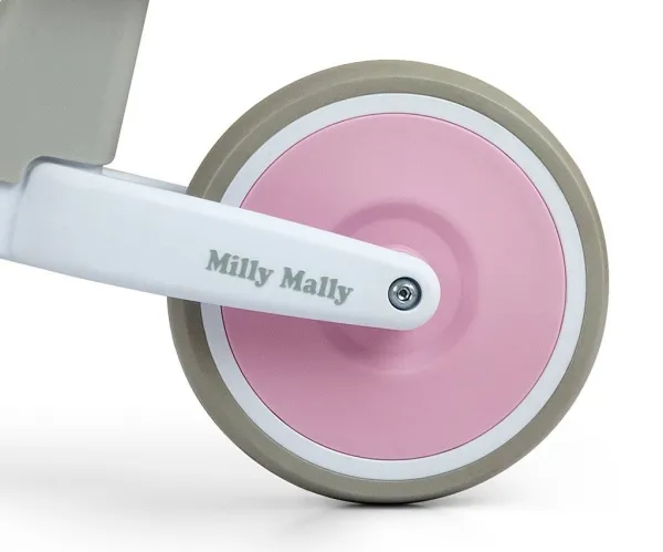 Detský balančný bicykel Milly Mally Velo Pink