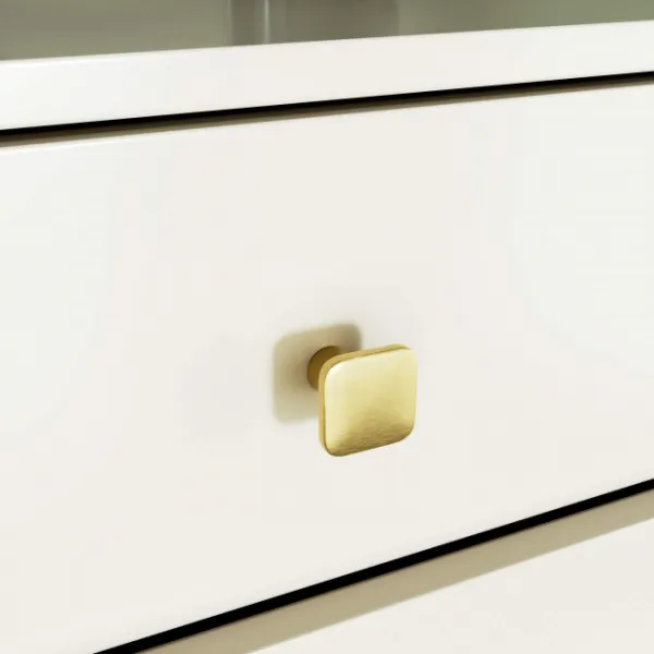 Ak furniture Komoda MOBI K-05 kašmír/zlatá