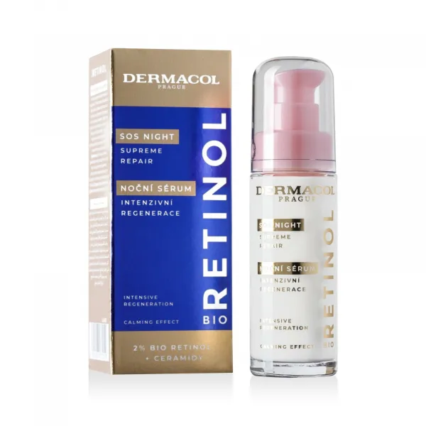 Dermacol Bio Retinol regeneračné nočné sérum s revitalizačným účinkom 30 ml