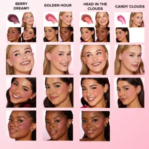 Too Faced Cloud Crush Blush kompaktná lícenka so zrkadielkom odtieň Super Candy Clouds 100 g