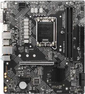 MSI MB Sc LGA1700 PRO H610M-G, Intel H610, 2xDDR5, 1xDP, 1xHDMI, 1xVGA, mATX