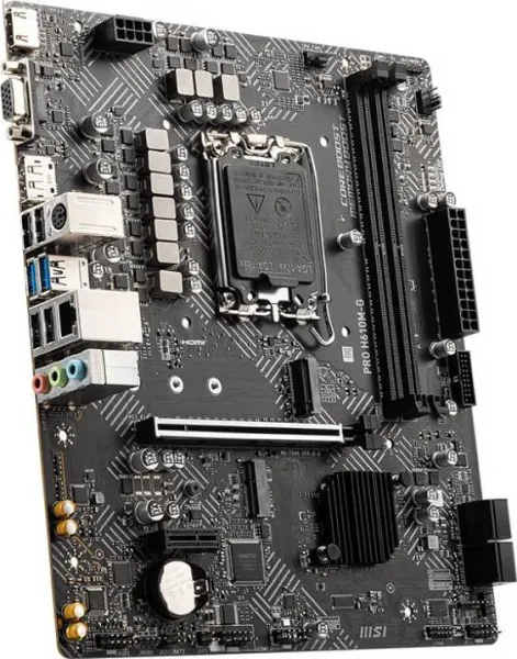 MSI MB Sc LGA1700 PRO H610M-G, Intel H610, 2xDDR5, 1xDP, 1xHDMI, 1xVGA, mATX
