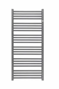 Instalprojekt - Kúpeľňový radiátor STICK čierna farba - Farba - čierna , Odporúčaná vykurovacia tyč - 400 W, Rozmer A - 40 cm, Rozmer C - 115 cm, Skutočný rozmer radiátora - 400 × 1110 mm, Typ pripojenia - Klasické (na rozstup) RADSTI401131