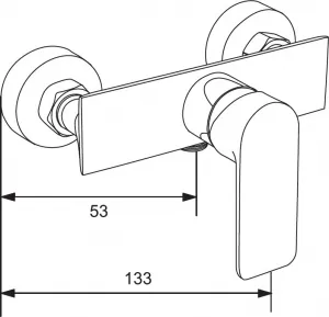 MEXEN/S - Alexa SET umývadlová + sprchová batéria s príslušenstvom DS62, chróm 71204DS62-00