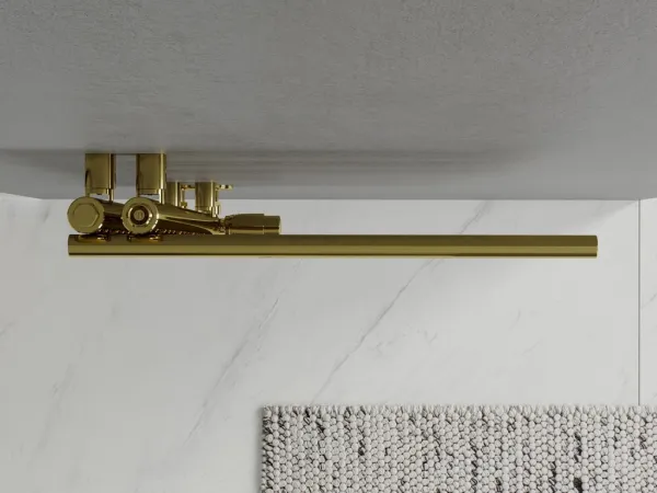 MEXEN - Neptún vykurovací rebrík/radiátor 1400 x 500 mm, 420 W, zlatá W101-1400-500-00-50