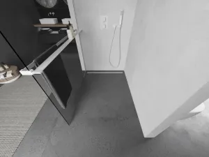 MEXEN/S - Kioto+ Sprchová zástena WALK-IN s poličkou a držiakom uterákov 95 x 200, transparent, biela 800-095-121-20-00