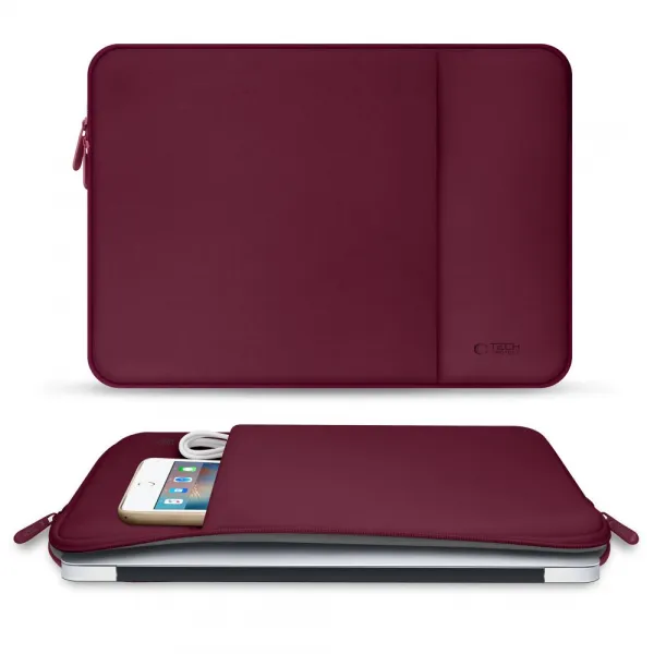 Tech-Protect Neopren obal na notebook 14'', bordový