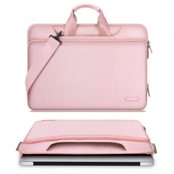 TECH-PROTECT POCKET BAG Taška na notebook 15-16", Ružová