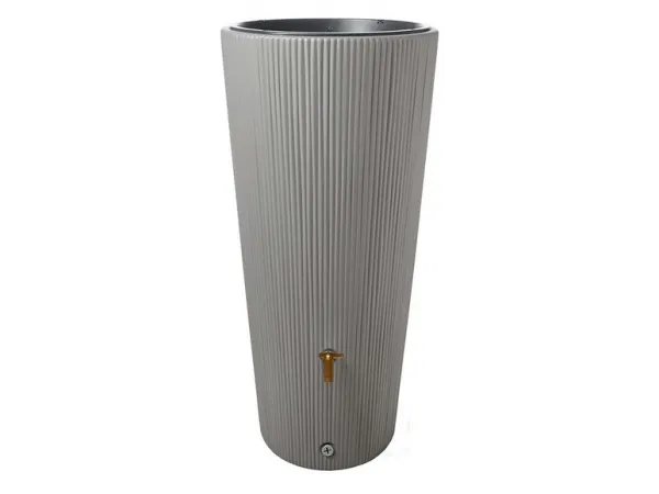 4rain Plastová nádrž na vodu Vaso 2 v 1, 220 l (zinkovosivá )