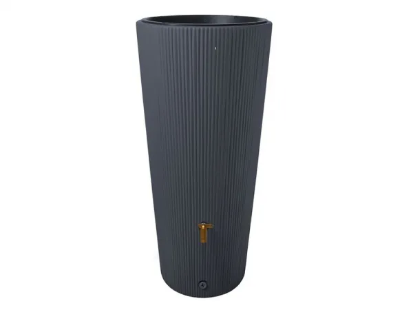 4rain Plastová nádrž na vodu Vaso 2 v 1, 220 l (grafitová sivá)