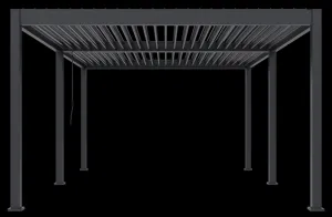 ArtRoja Bioklimatická hliníková pergola INTRO DUO voľne stojaca | antracit 6 x 4 m