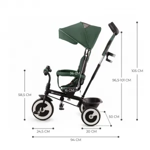 KINDERKRAFT - Trojkolka Aston Mystic Green