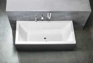 AQUALINE - NISA obdĺžniková vaňa 170x75x42cm, biela A1775