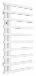 HOPA - Kúpeľňový radiátor DARVEL biela farba - Farba radiátora - Biela, Rozmer radiátora - 500 × 1230 mm, výkon 508 W, Typ pripojenia - Spodný 50 mm RADDAV501235