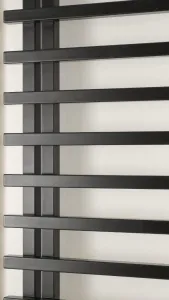 HOPA - Kúpeľňový radiátor DARVEL čierna farba - Farba radiátora - Čierna, Rozmer radiátora - 600 × 930 mm, výkon 450 W, Typ pripojenia - Spodný 50 mm RADDAV609031