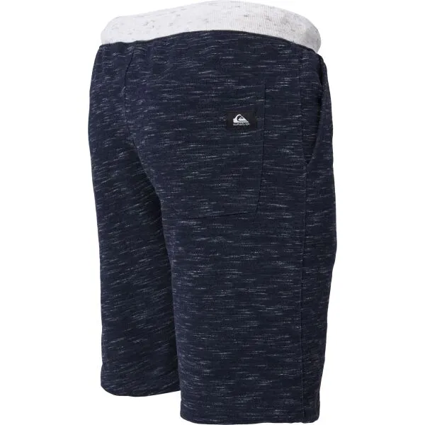 Quiksilver BLOCK SLIM SHORT Pánske teplákové kraťasy, tmavo modrá, veľkosť